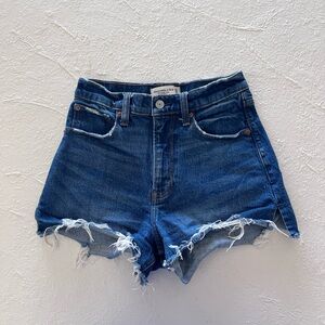 Abercrombie & Fitch The Cut Off Short High Rise SZ 24